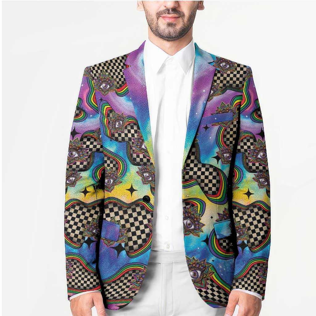 Hippie Blazer Psychedelic Third Eye Art - Wonder Print Shop