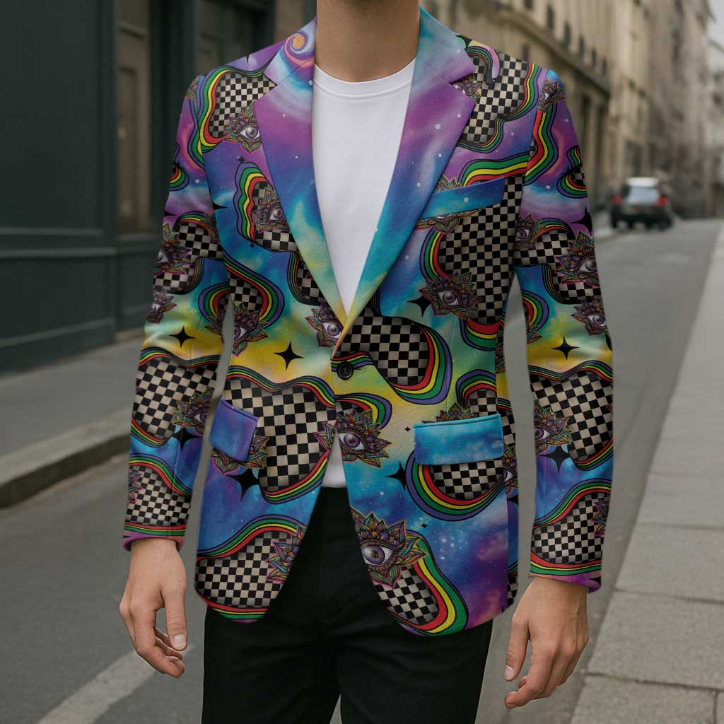 Hippie Blazer Psychedelic Third Eye Art - Wonder Print Shop