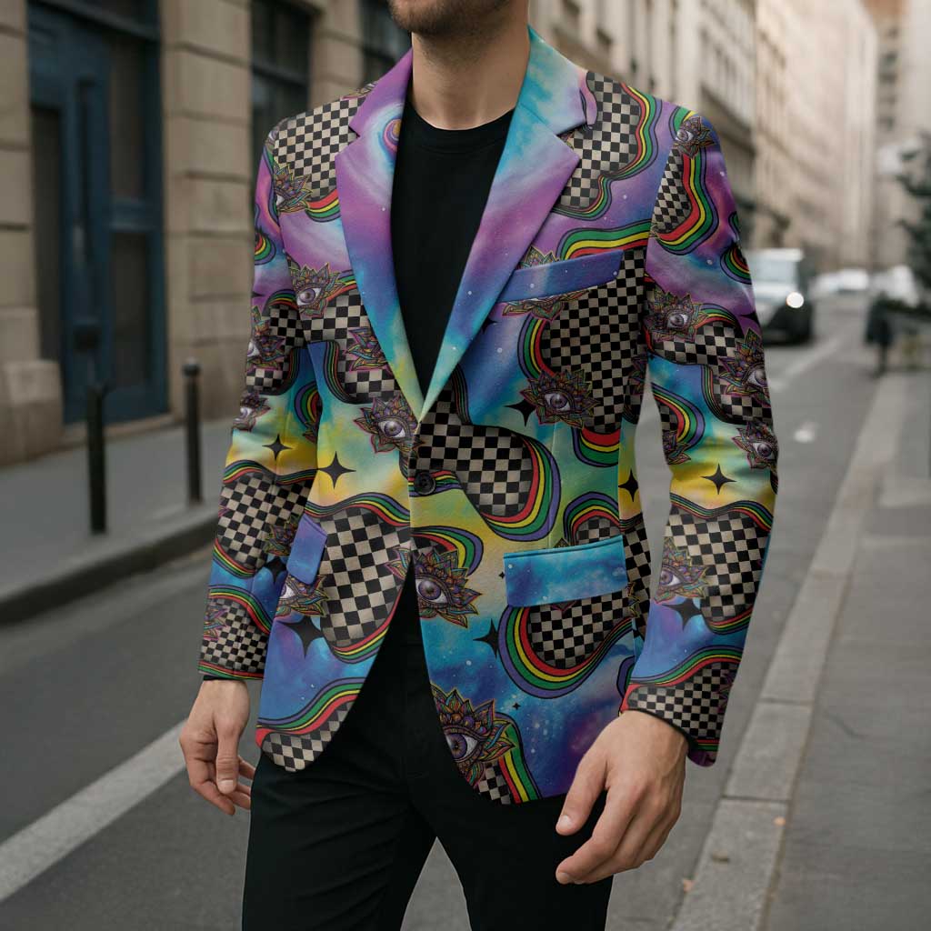 Hippie Blazer Psychedelic Third Eye Art - Wonder Print Shop