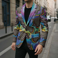 Hippie Blazer Psychedelic Third Eye Art - Wonder Print Shop
