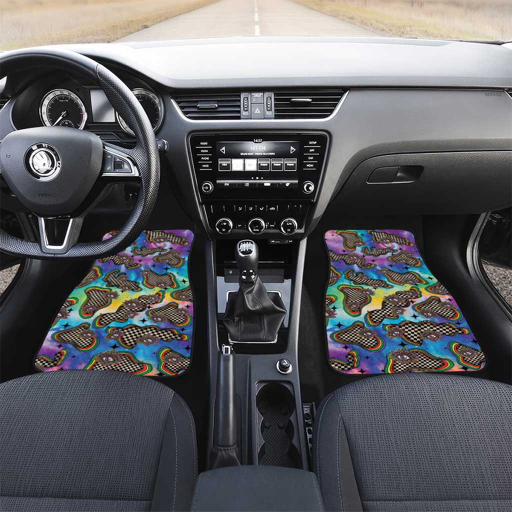 Hippie Car Mats Psychedelic Third Eye Art - Wonder Print Shop