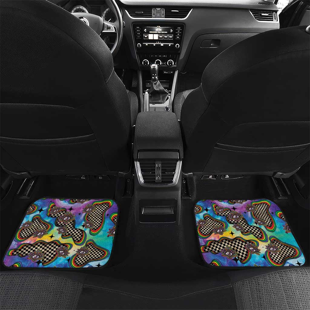 Hippie Car Mats Psychedelic Third Eye Art - Wonder Print Shop