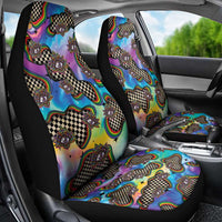 Hippie Car Seat Cover Psychedelic Third Eye Art - Wonder Print Shop