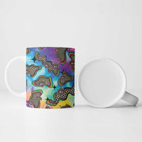 Hippie Ceramic Mug Psychedelic Third Eye Art - Wonder Print Shop