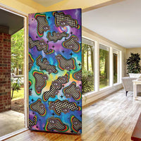 Hippie Door Cover Psychedelic Third Eye Art - Wonder Print Shop