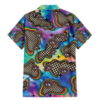 Hippie Family Matching Mermaid Dress and Hawaiian Shirt Psychedelic Third Eye Art - Wonder Print Shop