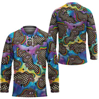 Hippie Hockey Jersey Psychedelic Third Eye Art - Wonder Print Shop