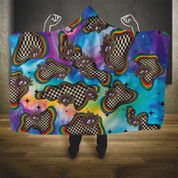 Hippie Hooded Blanket Psychedelic Third Eye Art - Wonder Print Shop