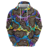 Hippie Hoodie Psychedelic Third Eye Art - Wonder Print Shop