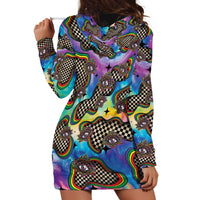 Hippie Hoodie Dress Psychedelic Third Eye Art - Wonder Print Shop