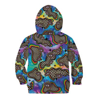 Hippie Kid Hoodie Psychedelic Third Eye Art - Wonder Print Shop