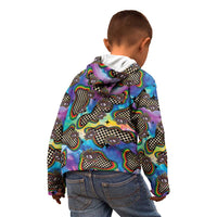 Hippie Kid Hoodie Psychedelic Third Eye Art - Wonder Print Shop