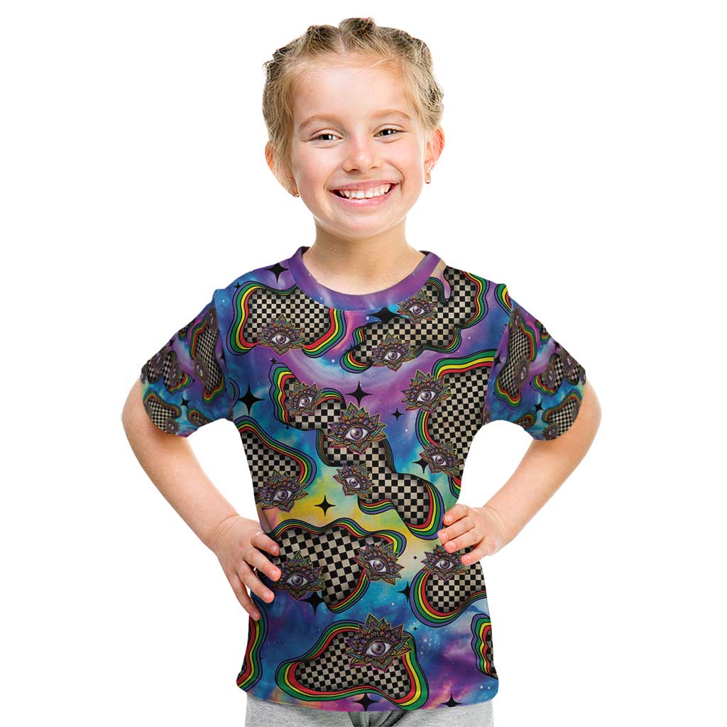 Hippie Kid T Shirt Psychedelic Third Eye Art - Wonder Print Shop