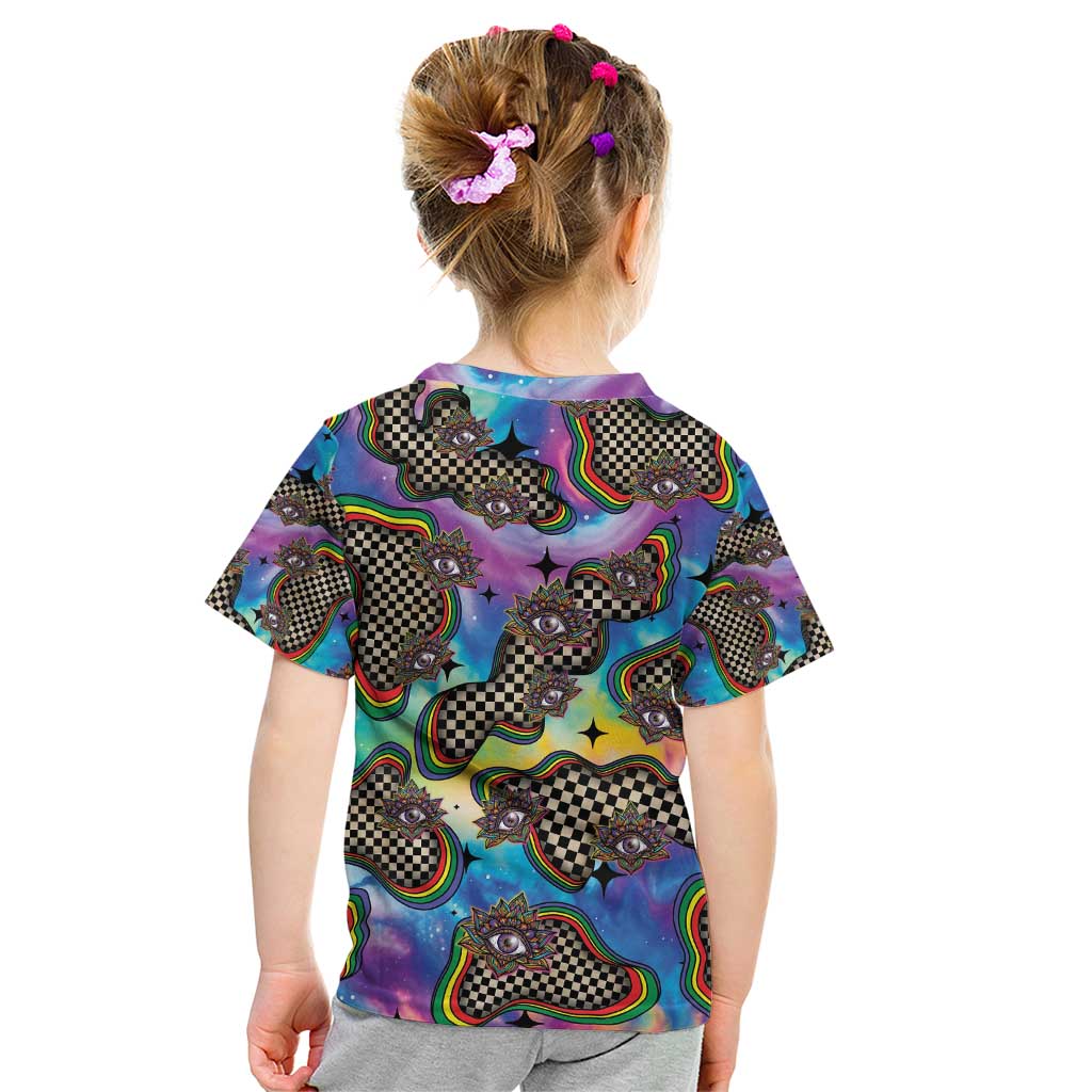 Hippie Kid T Shirt Psychedelic Third Eye Art - Wonder Print Shop