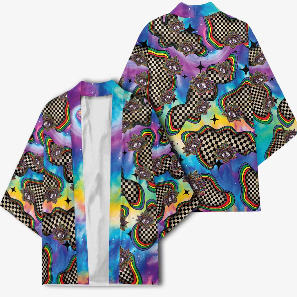 Hippie Kimono Psychedelic Third Eye Art - Wonder Print Shop