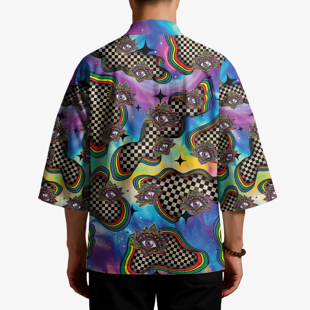 Hippie Kimono Psychedelic Third Eye Art - Wonder Print Shop