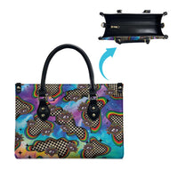 Hippie Leather Bag Psychedelic Third Eye Art - Wonder Print Shop