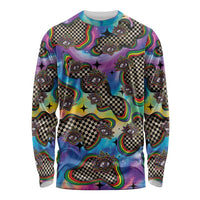 Hippie Long Sleeve Shirt Psychedelic Third Eye Art - Wonder Print Shop