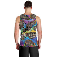 Hippie Men Tank Top Psychedelic Third Eye Art - Wonder Print Shop