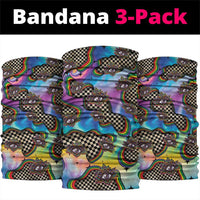 Hippie Neck Gaiter Psychedelic Third Eye Art - Wonder Print Shop
