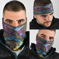 Hippie Neck Gaiter Psychedelic Third Eye Art - Wonder Print Shop