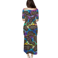 Hippie Puletasi Psychedelic Third Eye Art - Wonder Print Shop