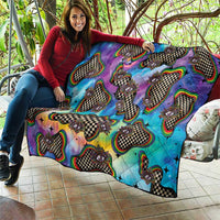 Hippie Quilt Psychedelic Third Eye Art - Wonder Print Shop