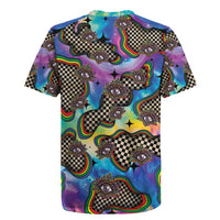 Hippie Rugby Jersey Psychedelic Third Eye Art - Wonder Print Shop