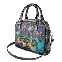 Hippie Shoulder Handbag Psychedelic Third Eye Art - Wonder Print Shop