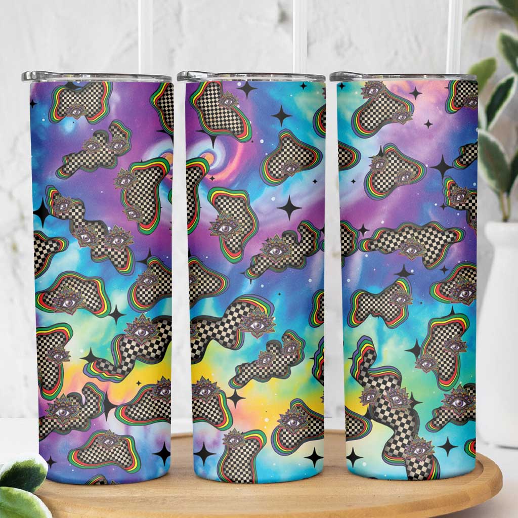 Hippie Skinny Tumbler Psychedelic Third Eye Art - Wonder Print Shop