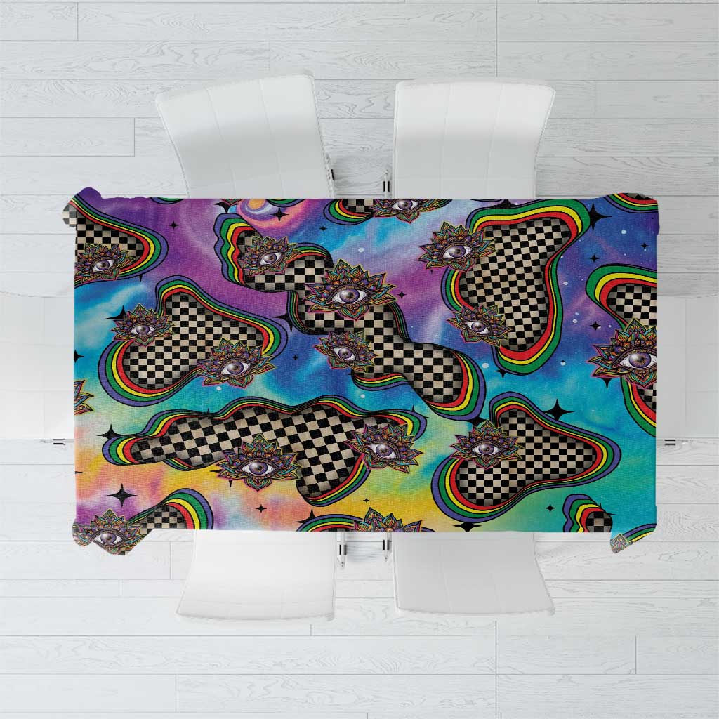 Hippie Tablecloth Psychedelic Third Eye Art - Wonder Print Shop