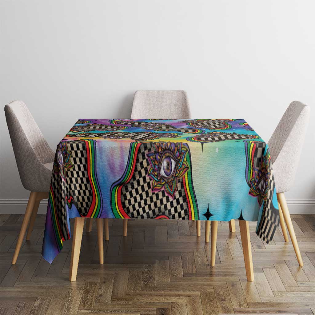 Hippie Tablecloth Psychedelic Third Eye Art - Wonder Print Shop
