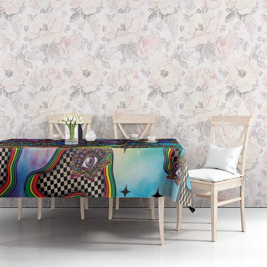 Hippie Tablecloth Psychedelic Third Eye Art - Wonder Print Shop