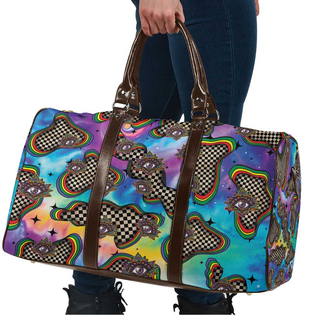 Hippie Travel Bag Psychedelic Third Eye Art - Wonder Print Shop