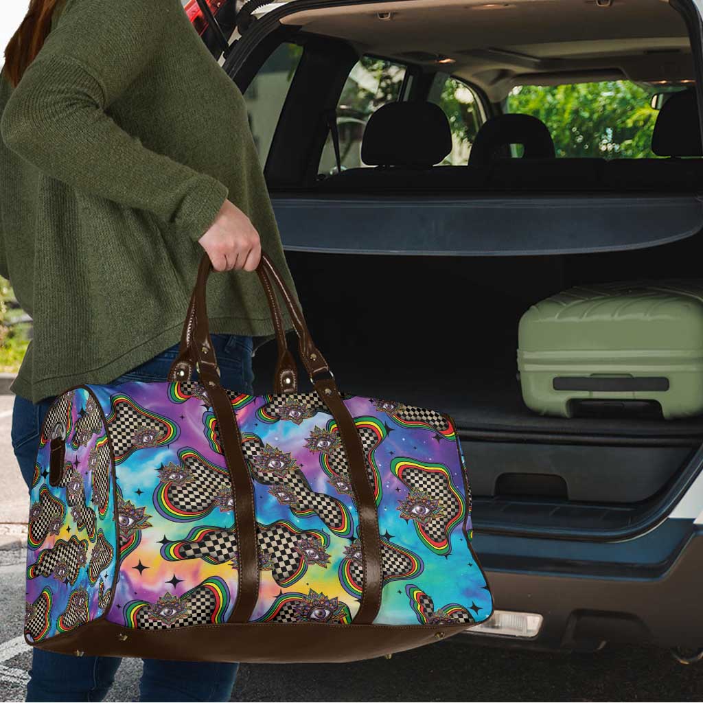 Hippie Travel Bag Psychedelic Third Eye Art - Wonder Print Shop