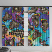 Hippie Window Curtain Psychedelic Third Eye Art - Wonder Print Shop