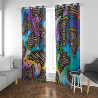 Hippie Window Curtain Psychedelic Third Eye Art - Wonder Print Shop