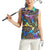 Hippie Women Sleeveless Polo Shirt Psychedelic Third Eye Art - Wonder Print Shop