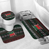 Belarus Christmas Bathroom Set Flag With Belarusian Patterns - Wonder Print Shop