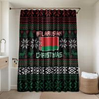 Belarus Christmas Bathroom Set Flag With Belarusian Patterns - Wonder Print Shop