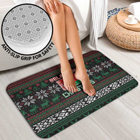 Belarus Christmas Bathroom Set Flag With Belarusian Patterns - Wonder Print Shop