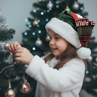 Belarus Christmas Santa Hat Flag With Belarusian Patterns - Wonder Print Shop