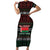 Belarus Christmas Family Matching Short Sleeve Bodycon Dress and Hawaiian Shirt Flag With Belarusian Patterns - Wonder Print Shop