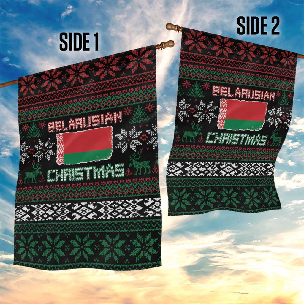 Belarus Christmas Garden Flag Flag With Belarusian Patterns - Wonder Print Shop