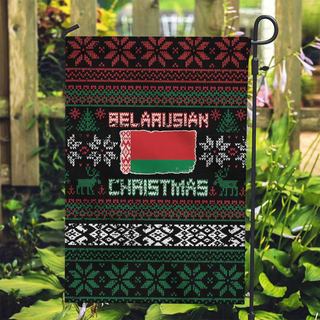 Belarus Christmas Garden Flag Flag With Belarusian Patterns - Wonder Print Shop