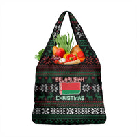 Belarus Christmas Grocery Bag Flag With Belarusian Patterns - Wonder Print Shop