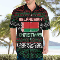 Belarus Christmas Hawaiian Shirt Flag With Belarusian Patterns - Wonder Print Shop