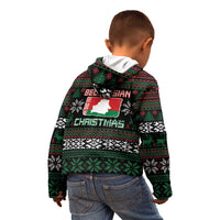 Belarus Christmas Kid Hoodie Flag With Belarusian Patterns - Wonder Print Shop