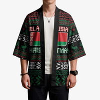 Belarus Christmas Kimono Flag With Belarusian Patterns - Wonder Print Shop