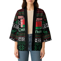 Belarus Christmas Kimono Flag With Belarusian Patterns - Wonder Print Shop